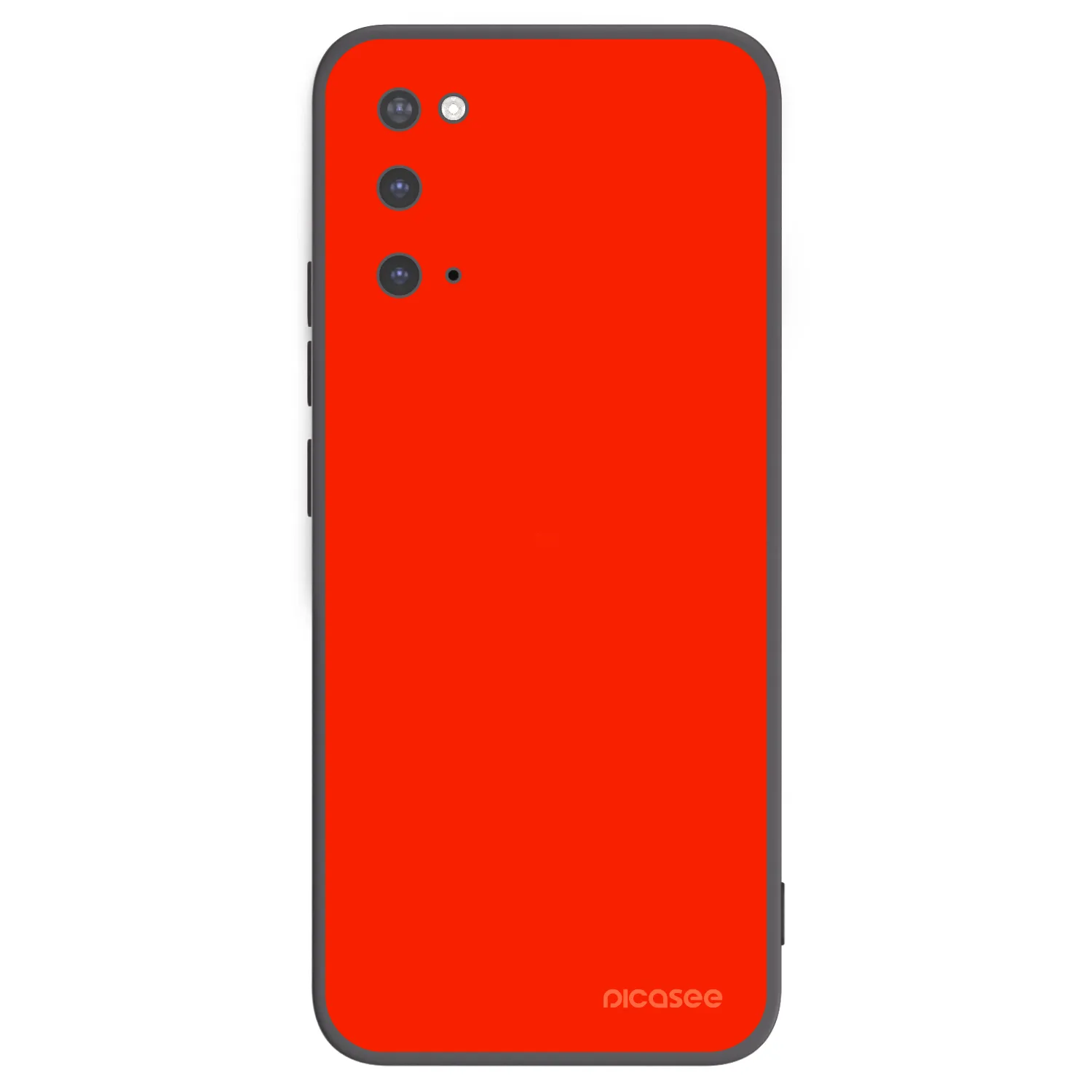 Picasee crna silikonska maskica za Samsung Galaxy S20 G980F - Maranello Red