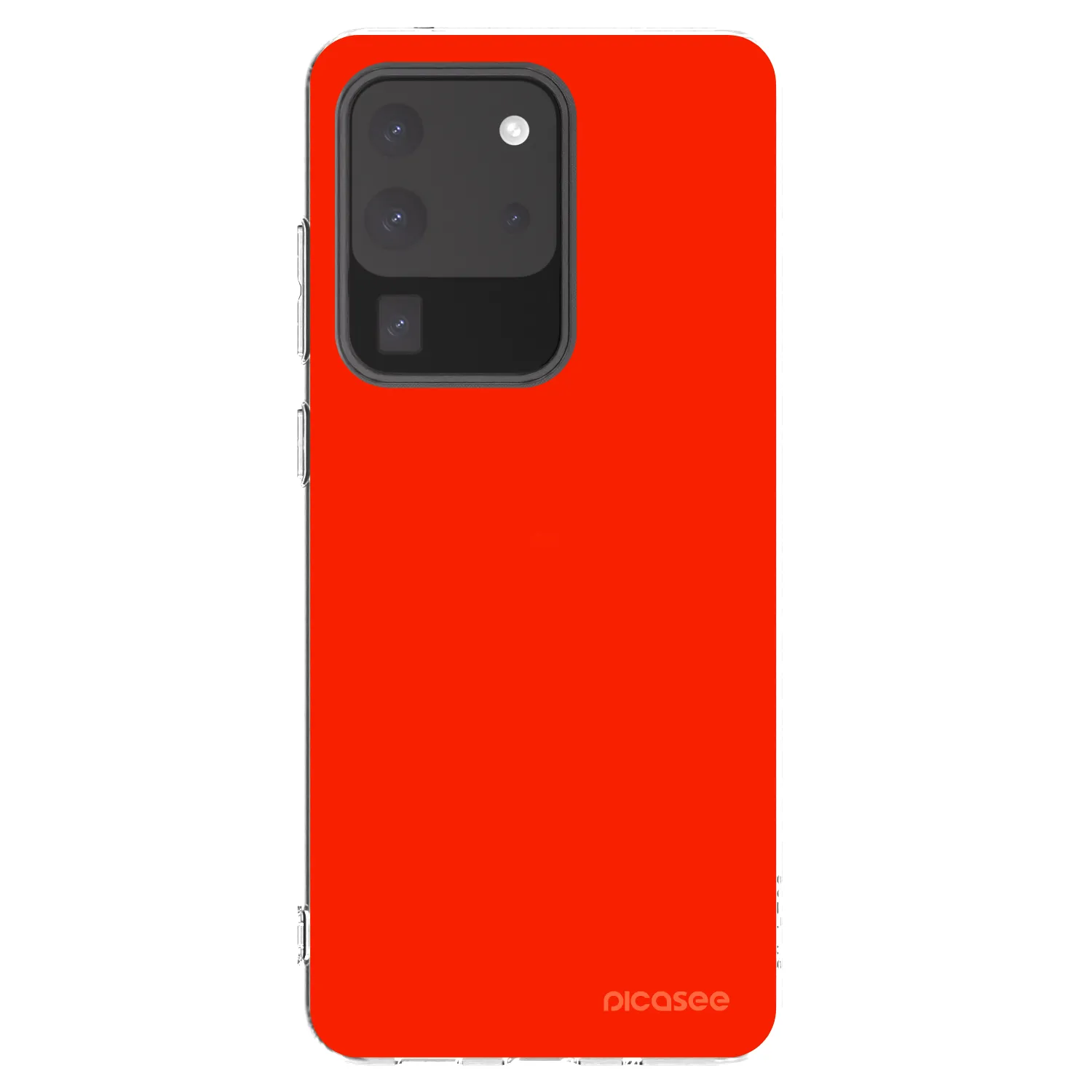 Picasee silikonska prozirna maskica za Samsung Galaxy S20 Ultra 5G G988F - Maranello Red