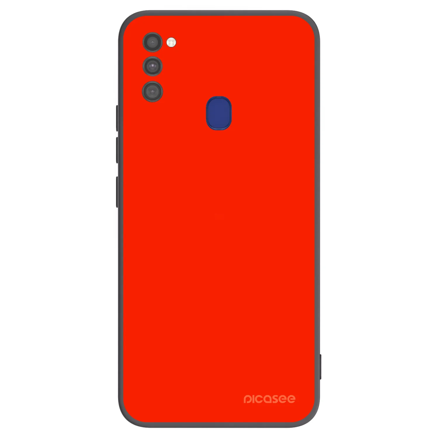 Picasee crna silikonska maskica za Samsung Galaxy M21 M215F - Maranello Red