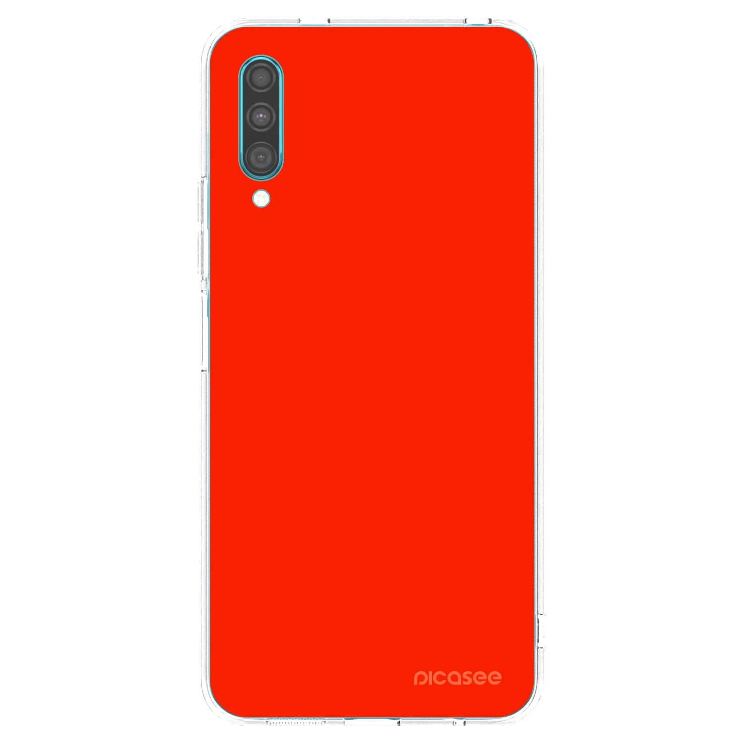 Picasee silikonska prozirna maskica za Samsung Galaxy A30s A307F - Maranello Red