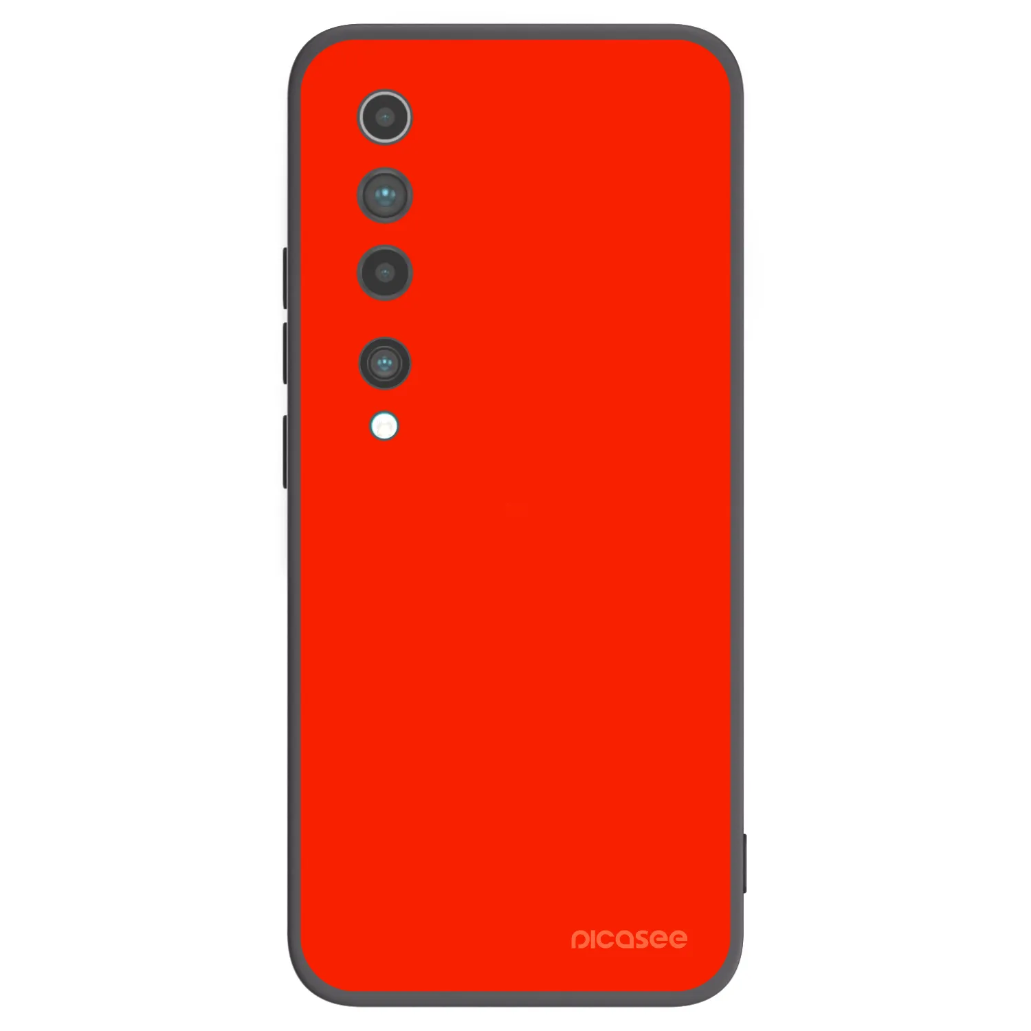Picasee crna silikonska maskica za Xiaomi Mi 10 - Maranello Red