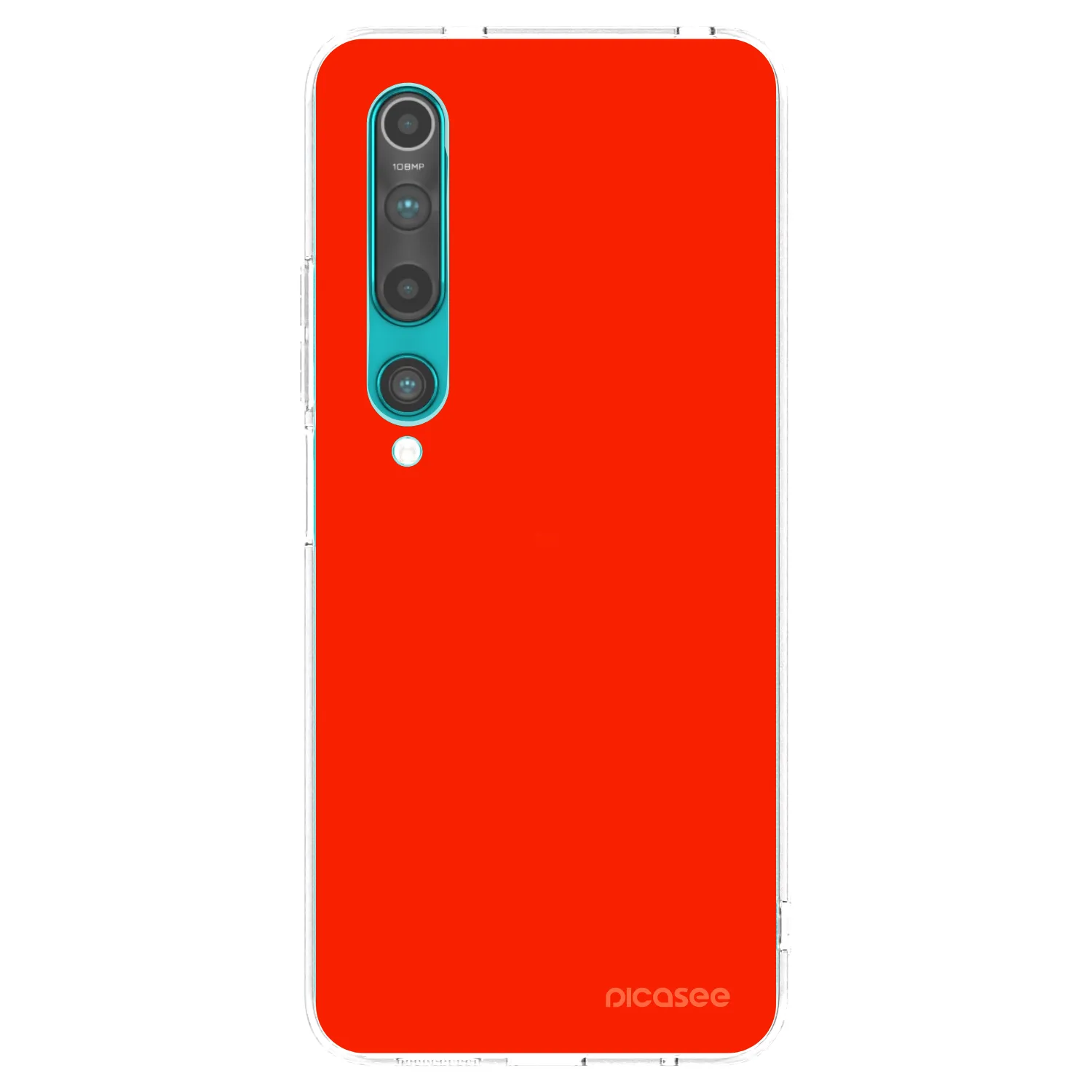 Picasee silikonska prozirna maskica za Xiaomi Mi 10 - Maranello Red
