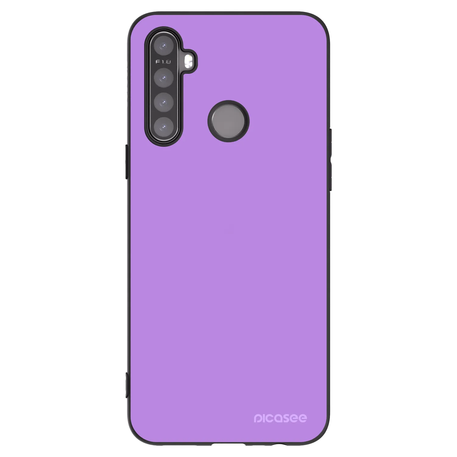 Picasee crna silikonska maskica za Realme 6i - Mystic Melody