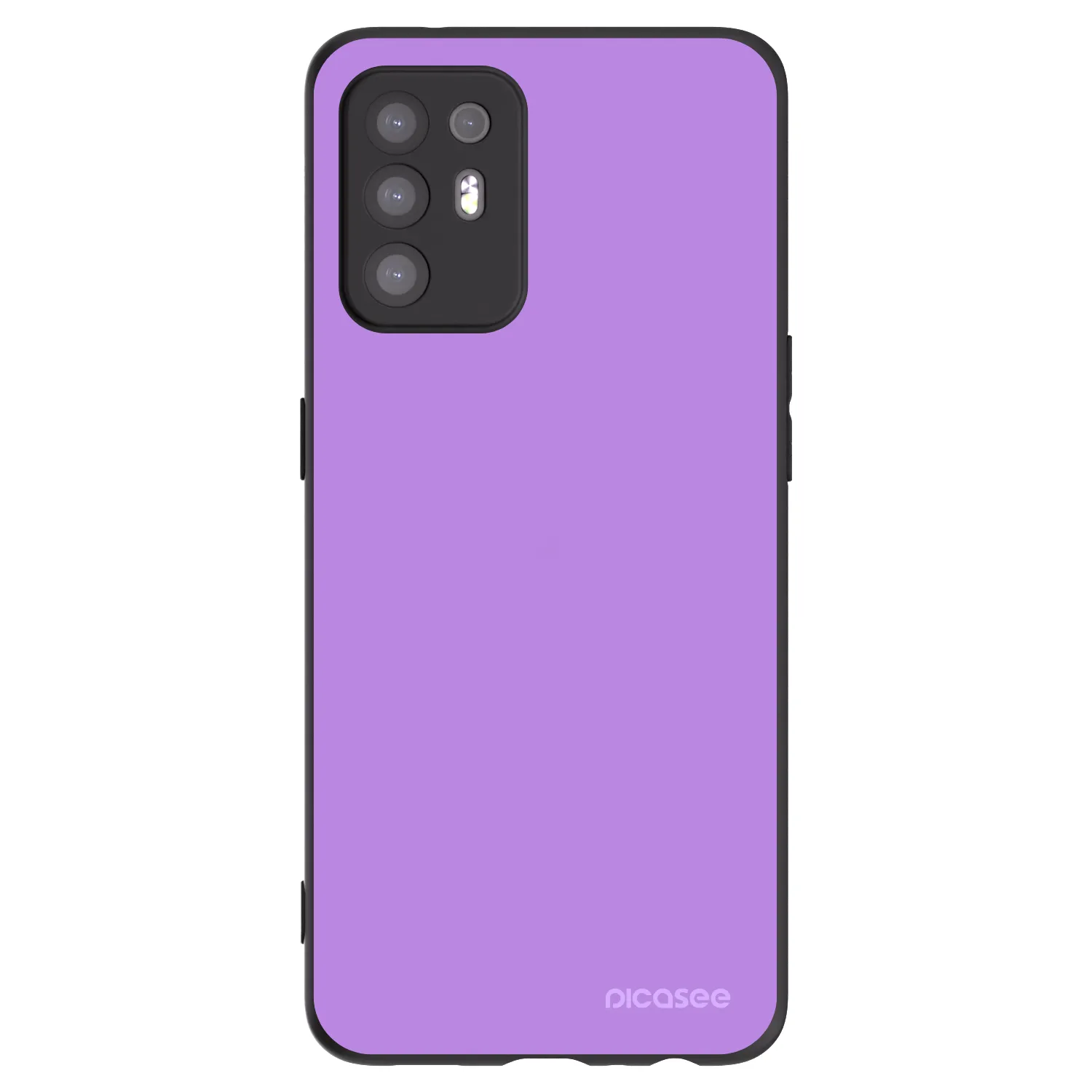 Picasee crna silikonska maskica za OPPO A94 5G - Mystic Melody