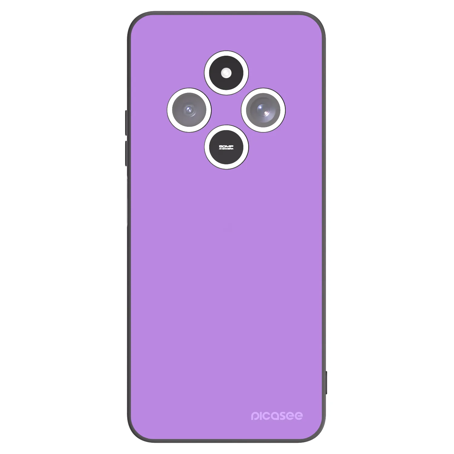 Picasee crna silikonska maskica za Xiaomi Redmi 14C - Mystic Melody