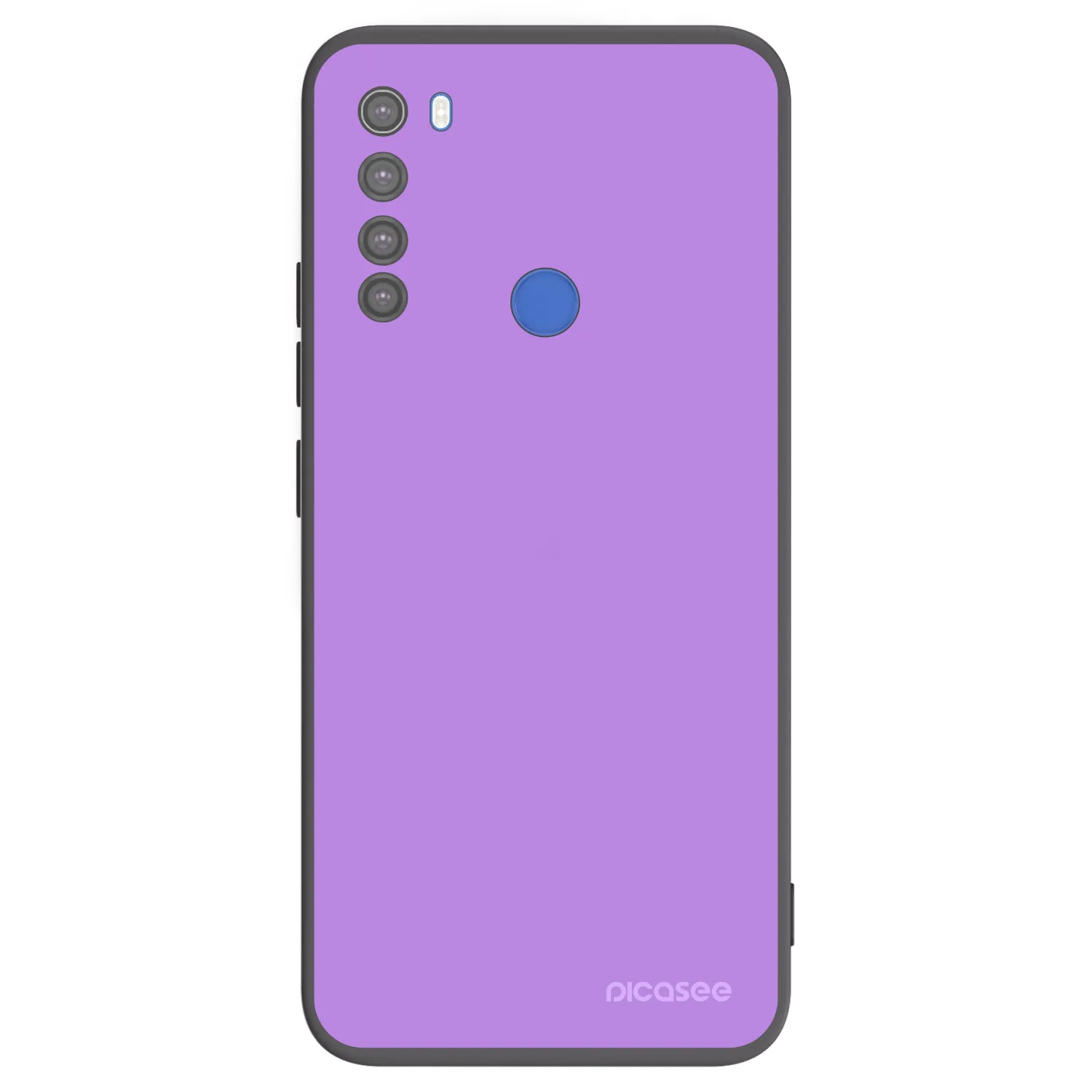 Picasee crna silikonska maskica za Xiaomi Redmi Note 8T - Mystic Melody