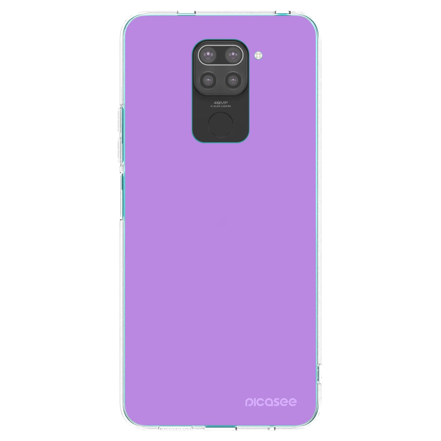 Picasee crna silikonska maskica za Xiaomi Redmi Note 9 - Mystic Melody