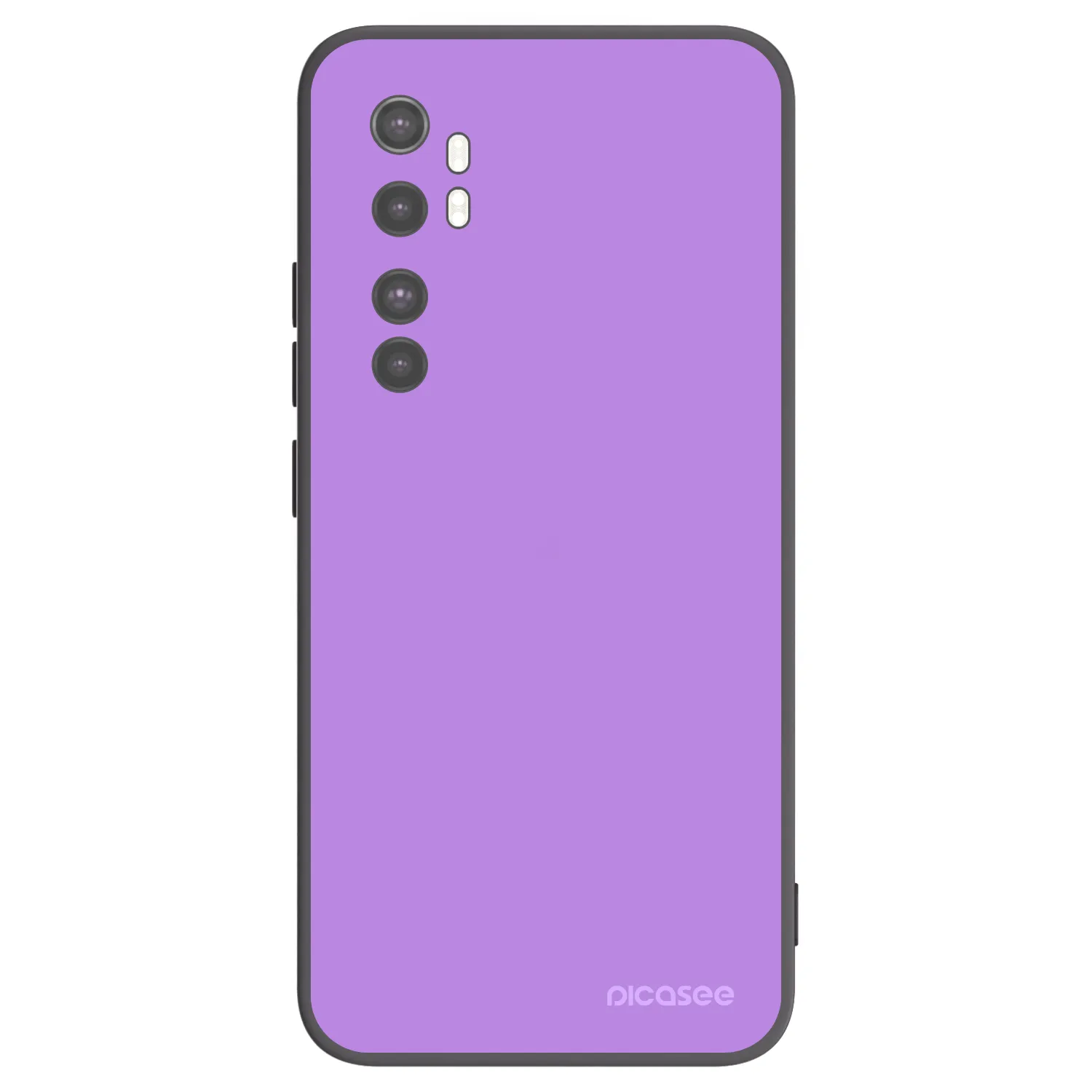 Picasee crna silikonska maskica za Xiaomi Mi Note 10 Lite - Mystic Melody