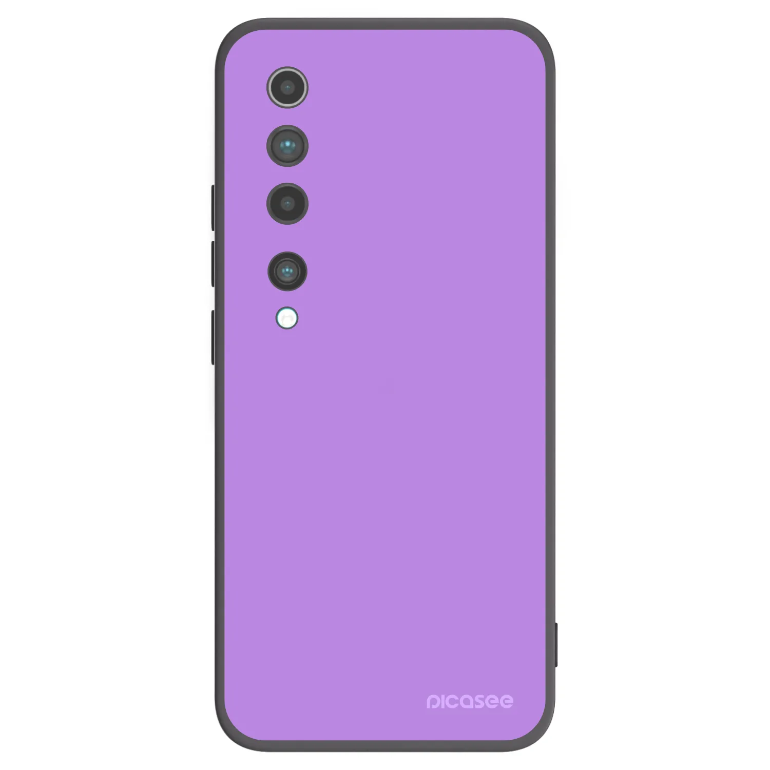 Picasee crna silikonska maskica za Xiaomi Mi 10 - Mystic Melody