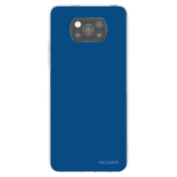 Picasee crna silikonska maskica za Xiaomi Poco X3 - Navy Blue