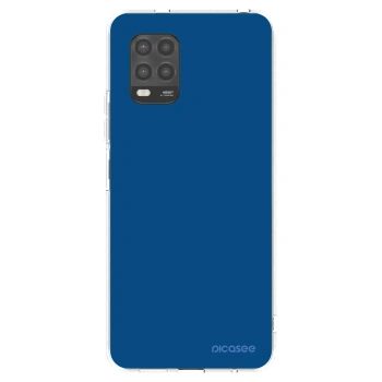 Picasee silikonska prozirna maskica za Xiaomi Mi 10 Lite - Navy Blue