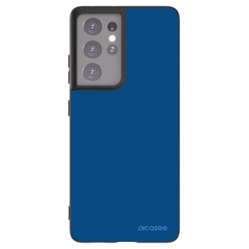 Picasee crna silikonska maskica za Samsung Galaxy S21 Ultra 5G G998B - Navy Blue