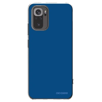 Picasee silikonska prozirna maskica za Xiaomi Redmi Note 10 - Navy Blue