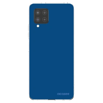 Picasee silikonska prozirna maskica za Samsung Galaxy A42 A426B - Navy Blue
