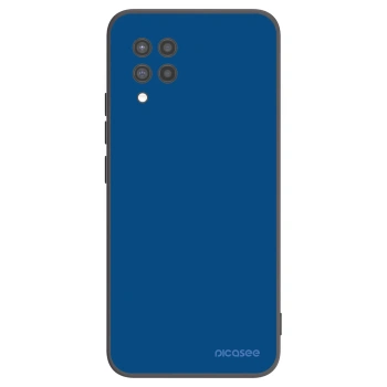 Picasee crna silikonska maskica za Samsung Galaxy A42 A426B - Navy Blue