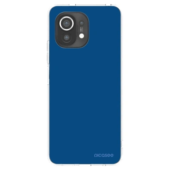 Picasee silikonska prozirna maskica za Xiaomi Mi 11 - Navy Blue