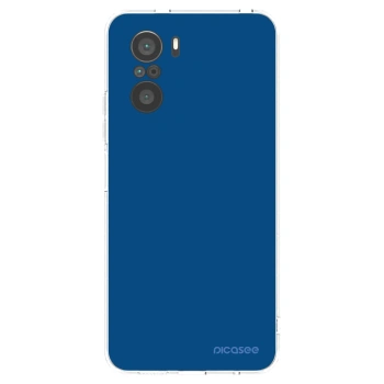 Picasee silikonska prozirna maskica za Xiaomi Poco F3 - Navy Blue