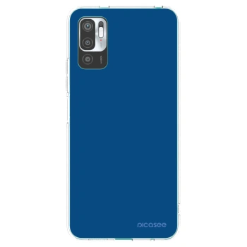 Picasee silikonska prozirna maskica za Xiaomi Redmi Note 10 5G - Navy Blue