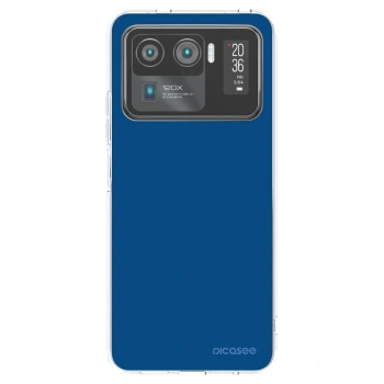 Picasee silikonska prozirna maskica za Xiaomi Mi 11 Ultra - Navy Blue