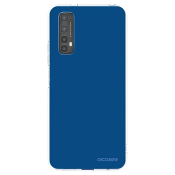 Picasee silikonska prozirna maskica za Realme 7 - Navy Blue