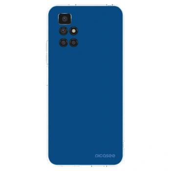 Picasee silikonska prozirna maskica za Xiaomi Redmi 10 - Navy Blue
