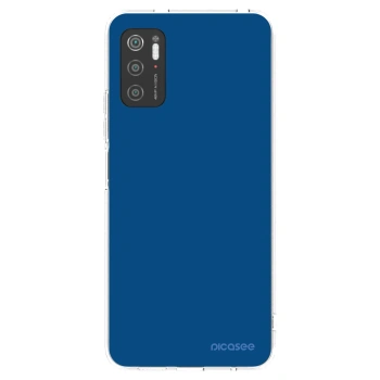 Picasee silikonska prozirna maskica za Xiaomi Poco M3 Pro 5G - Navy Blue