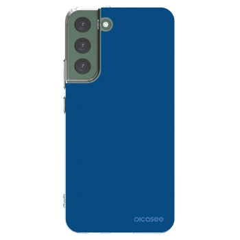 Picasee silikonska prozirna maskica za Samsung Galaxy S22+ 5G - Navy Blue