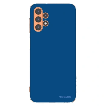 Picasee silikonska prozirna maskica za Samsung Galaxy A13 4G A135 - Navy Blue