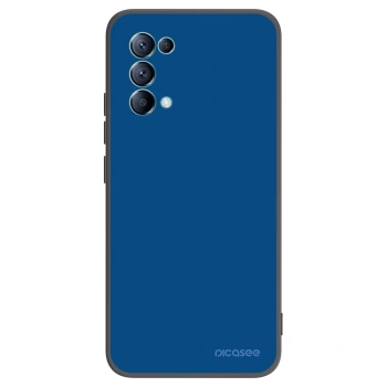 Picasee crna silikonska maskica za OPPO Reno 5 5G - Navy Blue