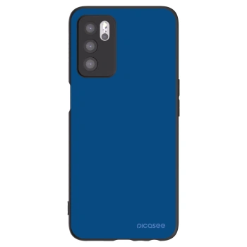 Picasee crna silikonska maskica za OPPO A16s - Navy Blue