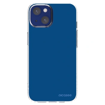 Picasee silikonska prozirna maskica za Apple iPhone 14 - Navy Blue