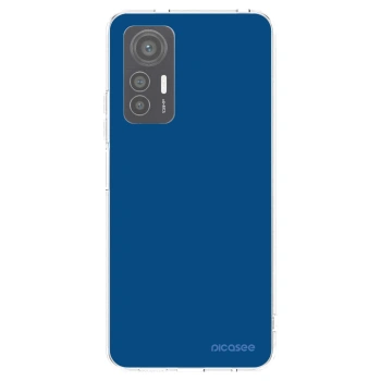 Picasee silikonska prozirna maskica za Xiaomi 12 Lite - Navy Blue