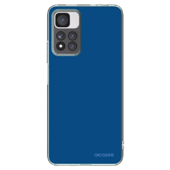 Picasee silikonska prozirna maskica za Xiaomi Redmi Note 11 Pro+ 5G - Navy Blue