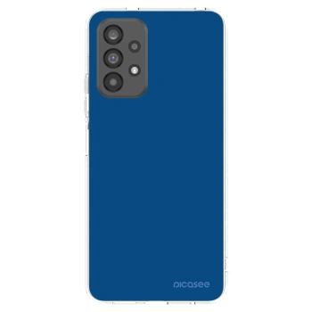 Picasee silikonska prozirna maskica za Samsung Galaxy A73 5G - Navy Blue