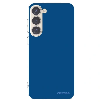 Picasee silikonska prozirna maskica za Samsung Galaxy S23+ 5G - Navy Blue