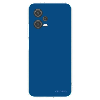 Picasee silikonska prozirna maskica za Xiaomi Poco X5 - Navy Blue