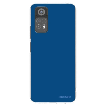 Picasee silikonska prozirna maskica za Xiaomi Redmi Note 11S 5G - Navy Blue