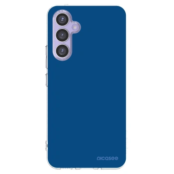 Picasee silikonska prozirna maskica za Samsung Galaxy A54 5G A546B - Navy Blue