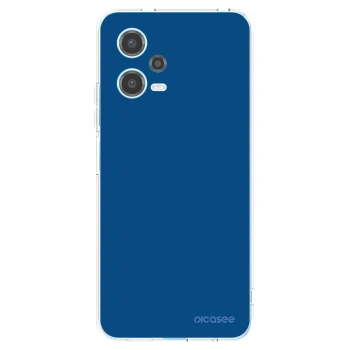 Picasee silikonska prozirna maskica za Xiaomi Redmi Note 12 5G - Navy Blue