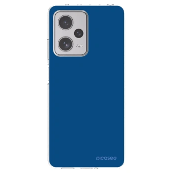 Picasee silikonska prozirna maskica za Xiaomi Redmi Note 12 Pro+ 5G - Navy Blue