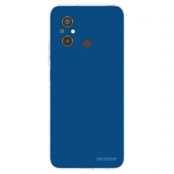 Picasee silikonska prozirna maskica za Xiaomi Redmi 12C - Navy Blue