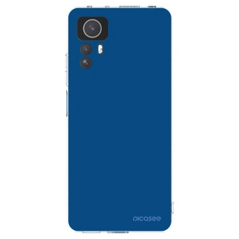 Picasee silikonska prozirna maskica za Xiaomi Redmi Note 12S - Navy Blue