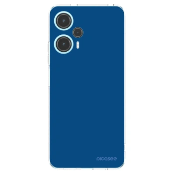 Picasee silikonska prozirna maskica za Xiaomi Poco F5 - Navy Blue