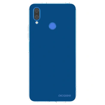 Picasee silikonska prozirna maskica za Huawei Nova 3i - Navy Blue