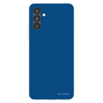 Picasee silikonska prozirna maskica za Samsung Galaxy A04s A047F - Navy Blue