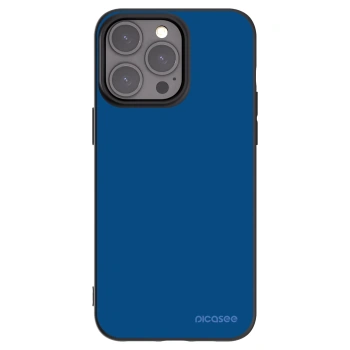 Picasee crna silikonska maskica za Apple iPhone 15 Pro Max - Navy Blue