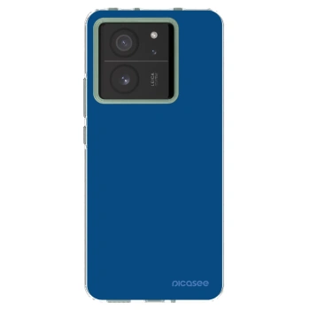 Picasee silikonska prozirna maskica za Xiaomi 13T Pro - Navy Blue