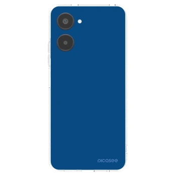 Picasee silikonska prozirna maskica za Realme 10 4G - Navy Blue