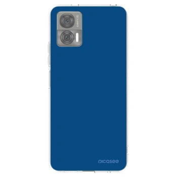 Picasee silikonska prozirna maskica za Motorola Edge 30 Neo - Navy Blue