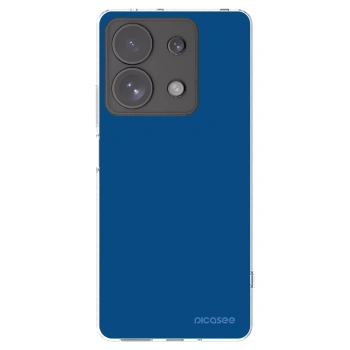 Picasee silikonska prozirna maskica za Xiaomi Redmi Note 13 Pro 4G - Navy Blue